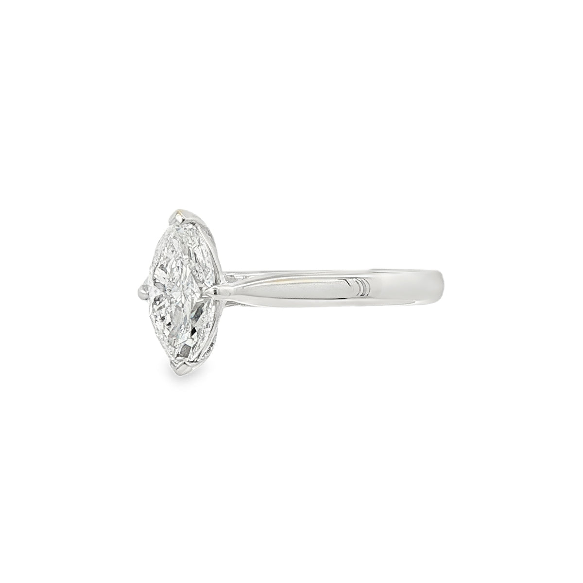 Marquise Cut 1.00ct Diamond, Platinum Ring