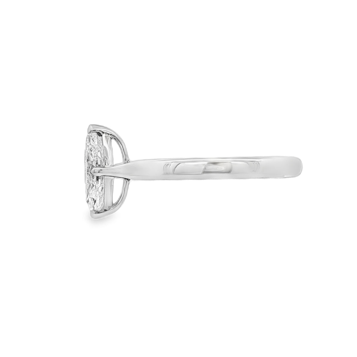 Marquise Cut 1.00ct Diamond, Platinum Ring