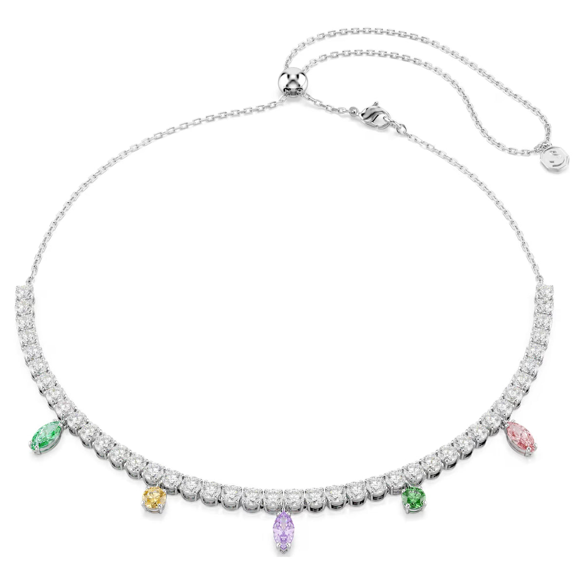 Swarovski Ariana Grande x Mixed cuts, Multicoloured, Rhodium plated Necklace