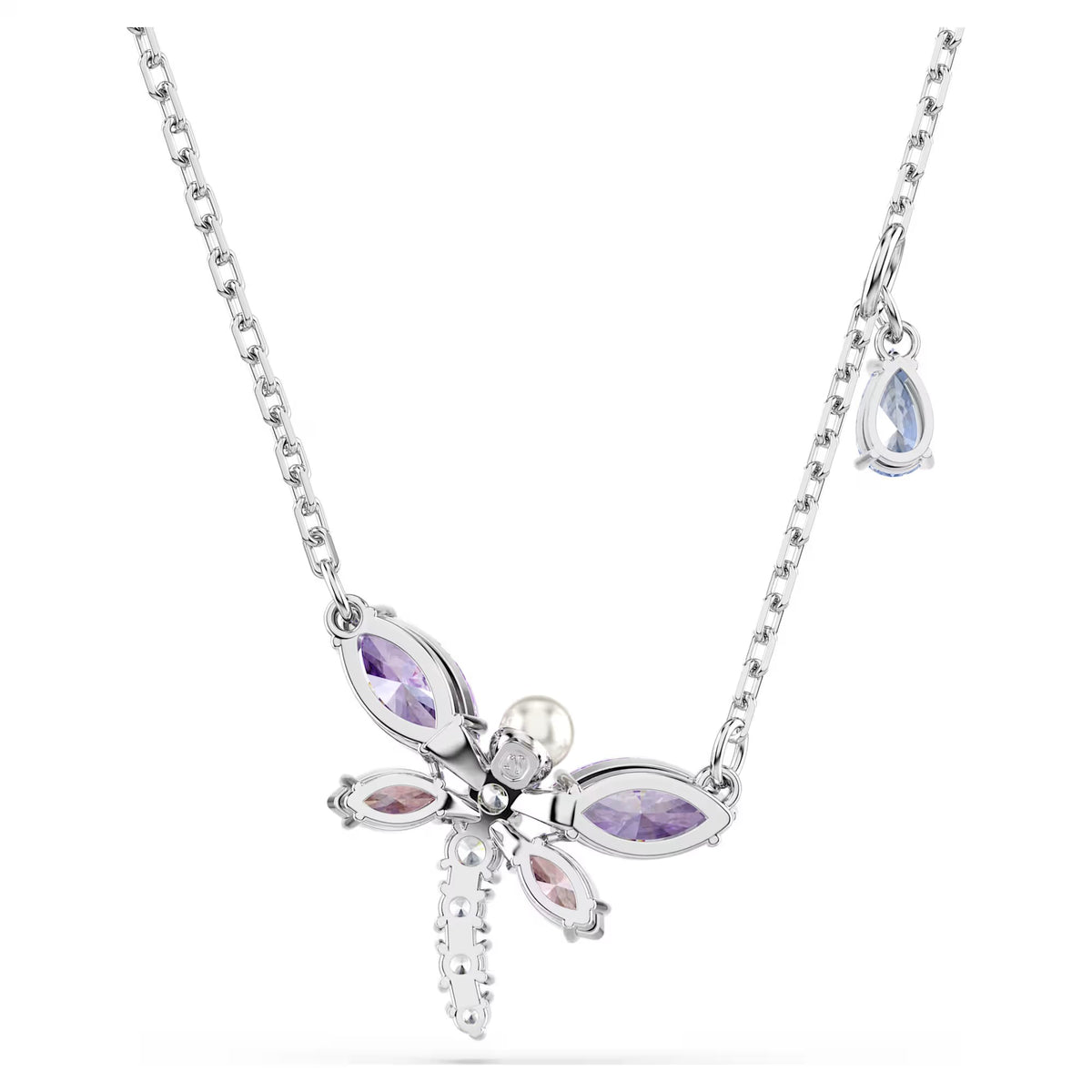 Swarovski Ariana Grande x Mixed cuts, Dragonfly, Multicoloured, Rhodium plated pendant