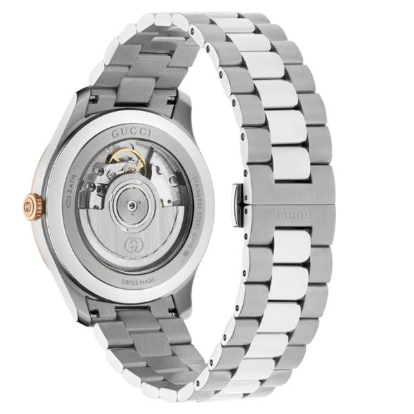 GUCCI G-Timeless Diamantissima Pattern Silver Dial 40mm Watch YA1263004