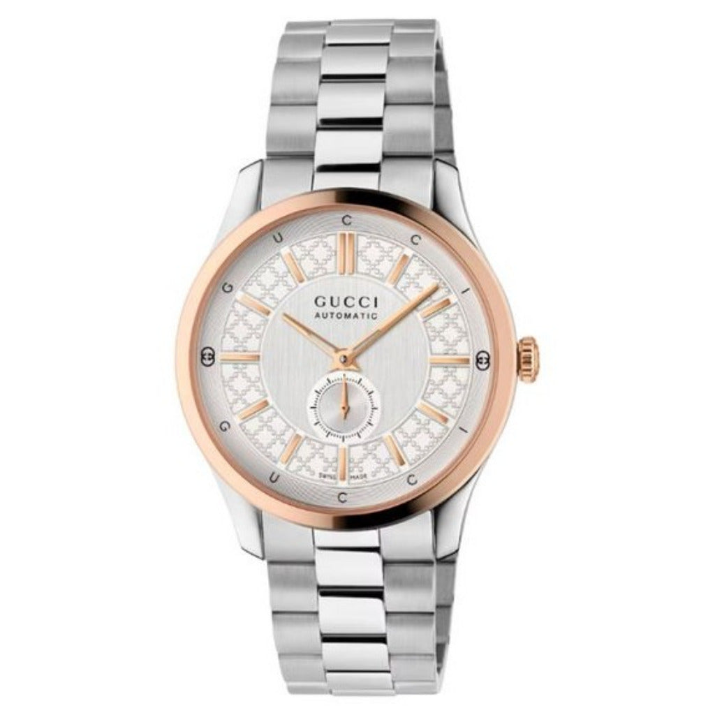 GUCCI G-Timeless Diamantissima Pattern Silver Dial 40mm Watch YA1263004