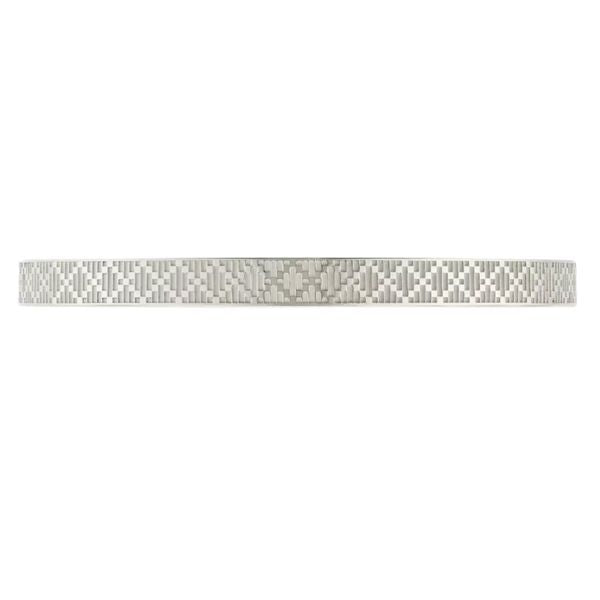 Gucci Diamante Cuff Silver Bangle