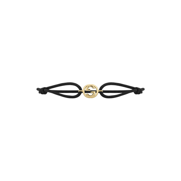 Gucci Interlocking 18ct Yellow Gold Charm Bracelet