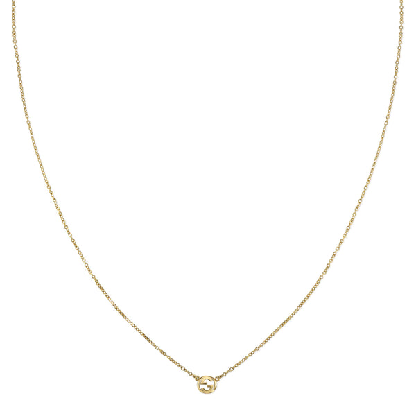 Gucci Interlocking 18ct Yellow Gold Pendant