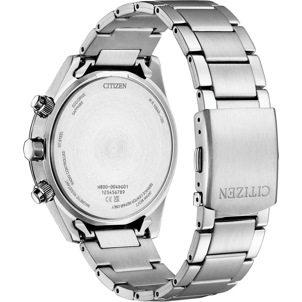 Citizen Eco-Drive World Chronograph A.T, 43mm Blue Dial Watch AT8260-85L