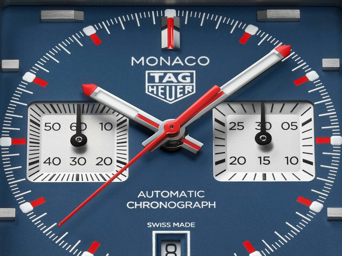 Tag Heuer Monaco Chronograph Titanium Blue 39mm Automatic Watch CDW2181.FC8360