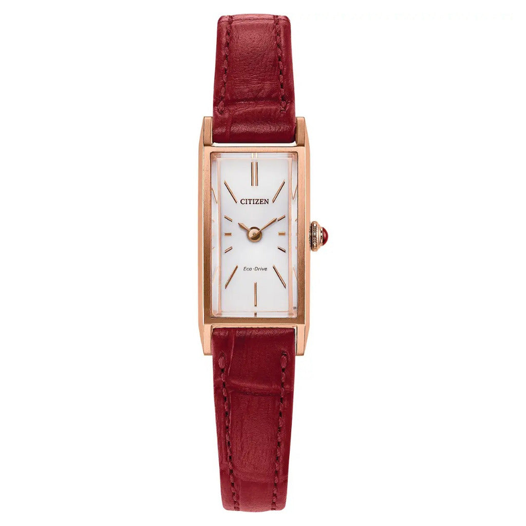 Citizen Eco-Drive Fio, 14x30mm Rose & Red Watch EG7123-01A