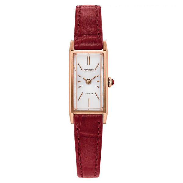 Citizen Eco-Drive Fio, 14x30mm Rose & Red Watch EG7123-01A