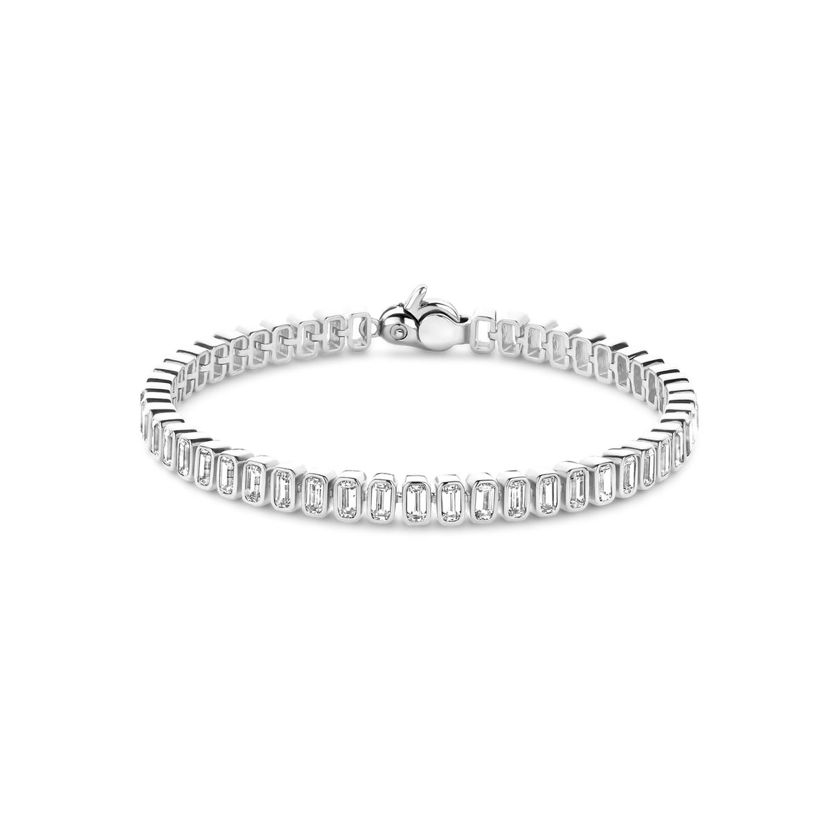 Ti-Sento Baguette Tennis Bracelet 23040ZI