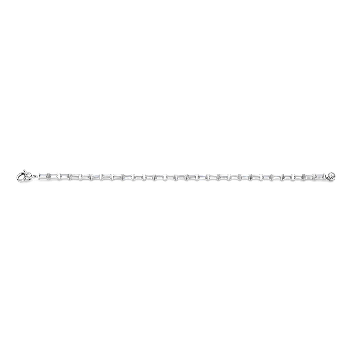 Ti-Sento Baguette Tennis Bracelet 23041ZI