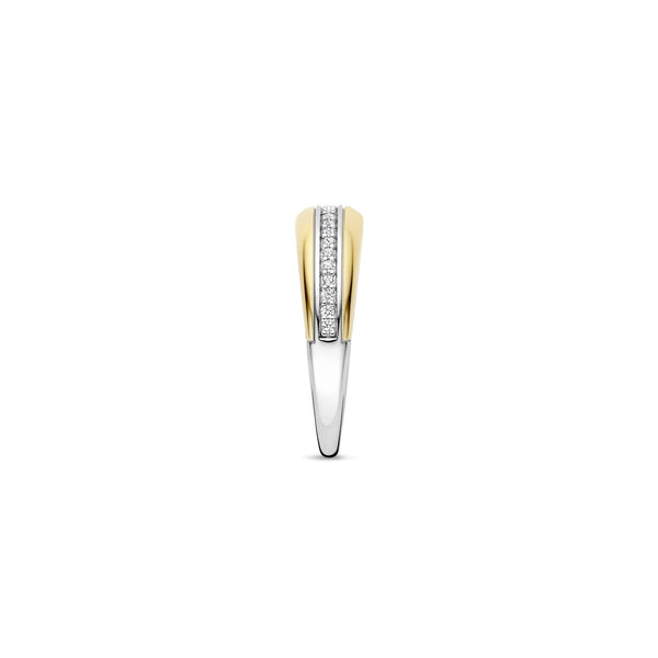 Ti-Sento Layered Zirconia Ring 12406ZY