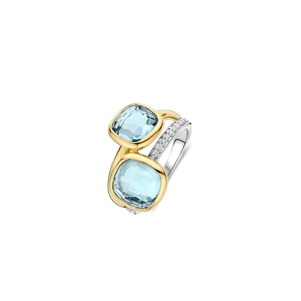 Ti-Sento Double Cushion Ring