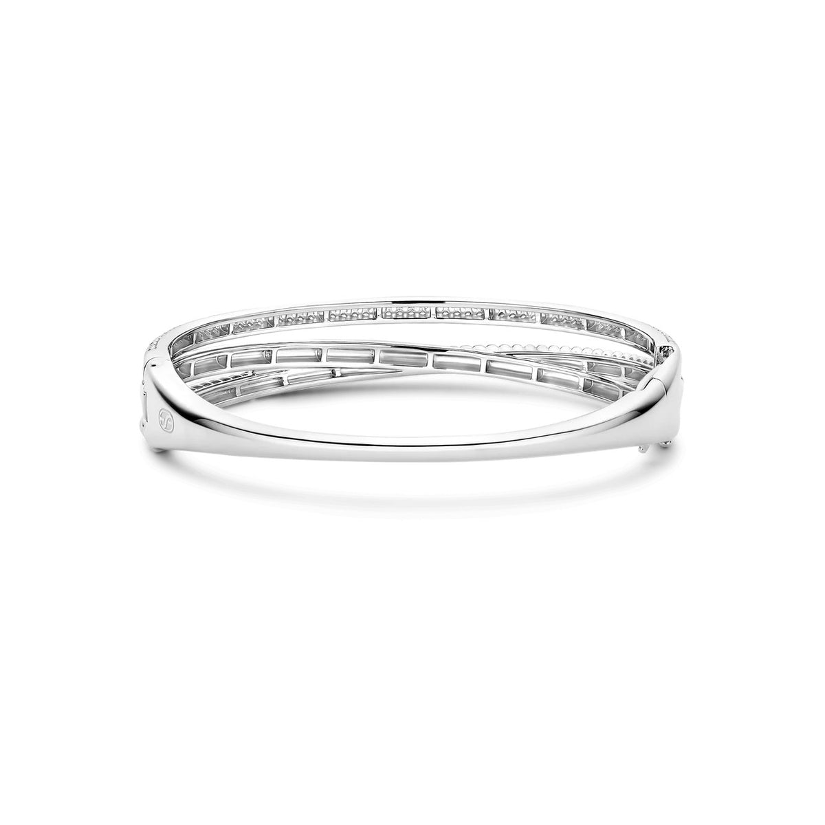 Ti-Sento Zirconia Structure Bangle 23094ZI