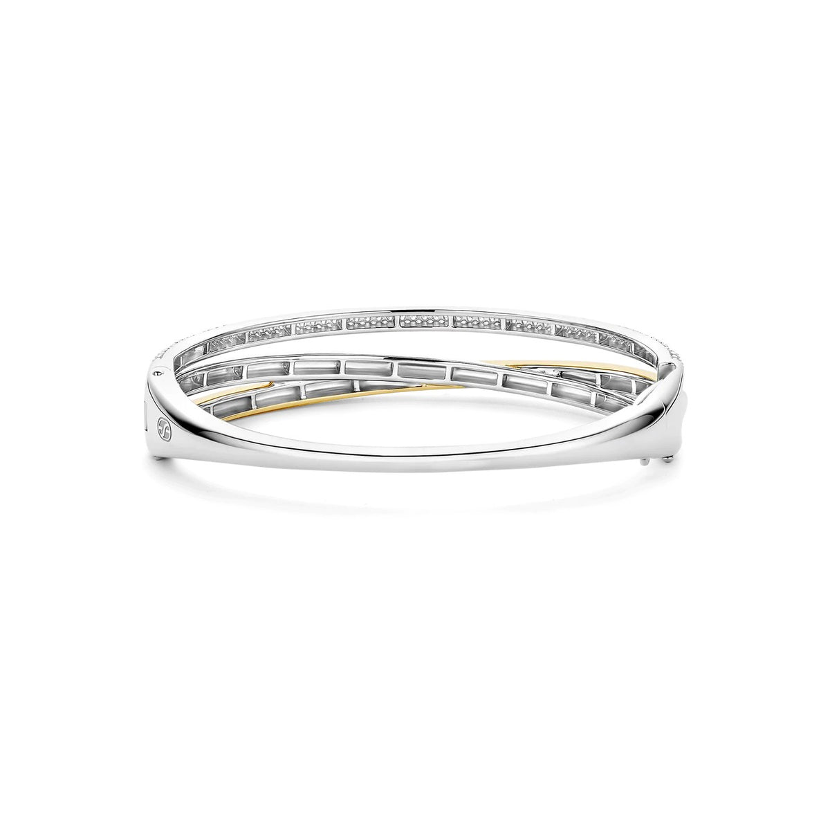 Ti-Sento Zirconia Structure Bangle 23094ZY