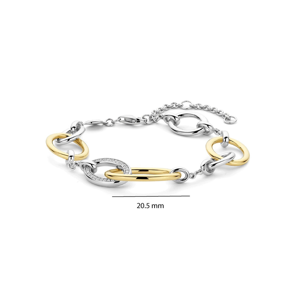 Ti-Sento Connected Circle Bracelet 23096ZY