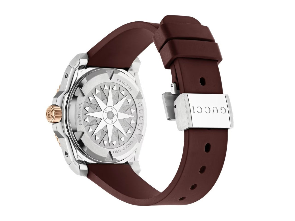 GUCCI Dive Automatic Burgundy 36mm Watch YA136410
