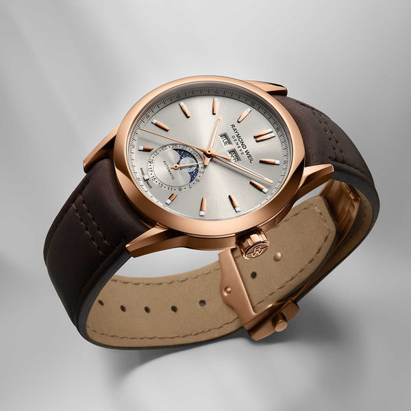 Ryamond Weil Freelancer Dune Complete Calander, Moonphase 40mm Watch 2766-PC5-64001