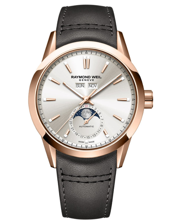 Ryamond Weil Freelancer Dune Complete Calander, Moonphase 40mm Watch 2766-PC5-64001