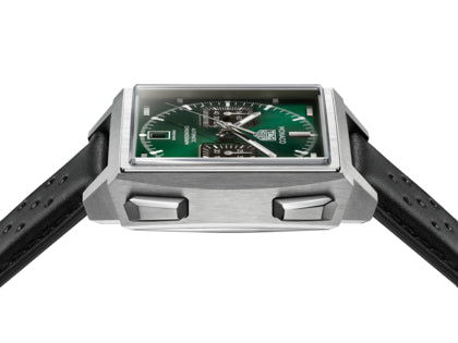 Tag Heuer Monaco Chronograph Titanium Green 39mm Automatic Watch CDW2180.FC8360