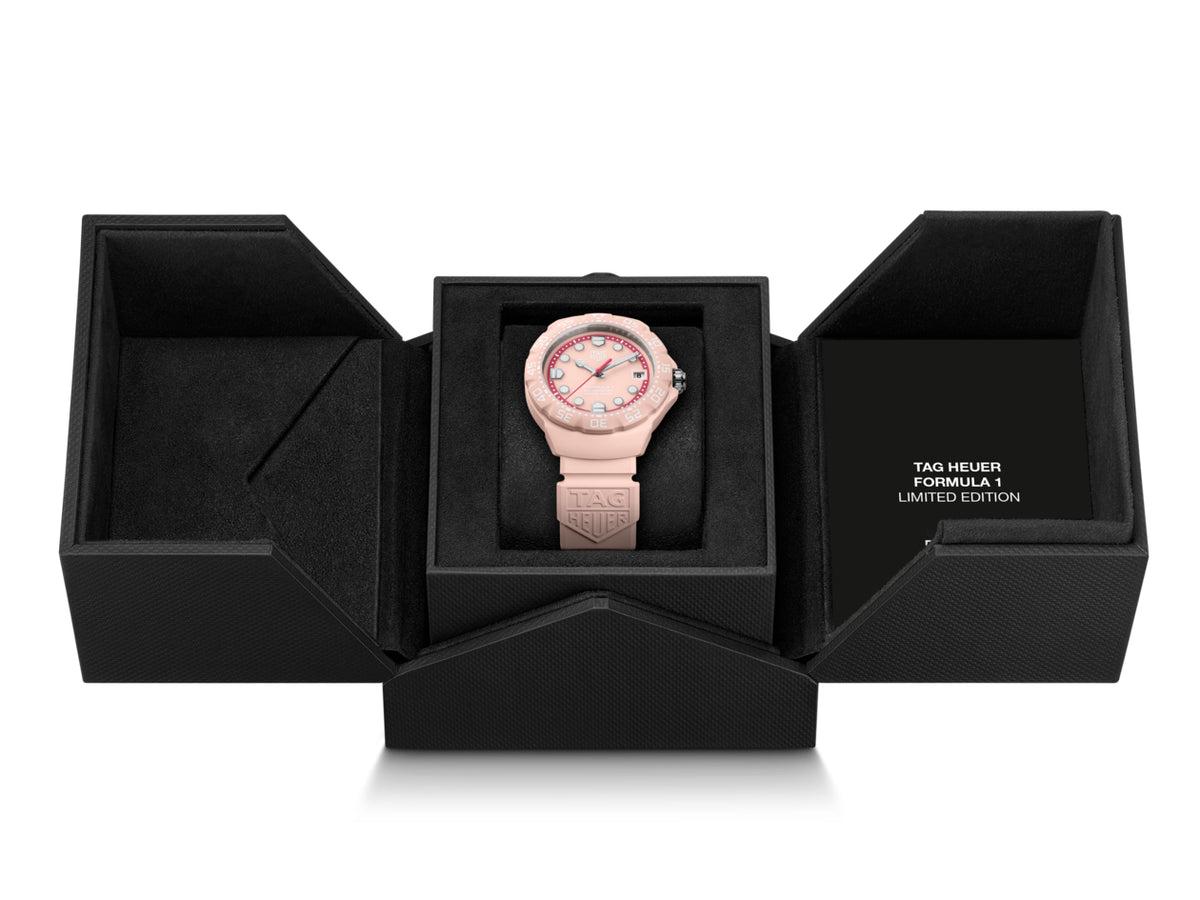 Tag Heuer Formula 1 Solargraph Pink, 38mm Limited Edition Watch WBY1165.FT8115