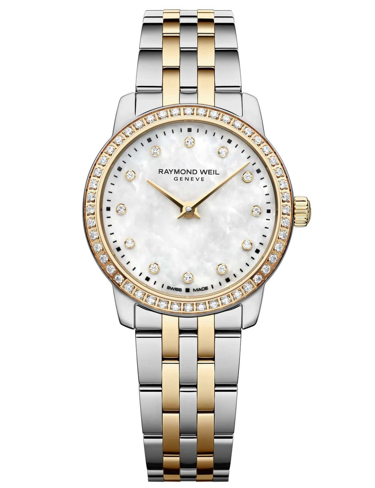Raymond Weil Tocatta Classic 24mm Two Tone, MOP & Diamond Watch