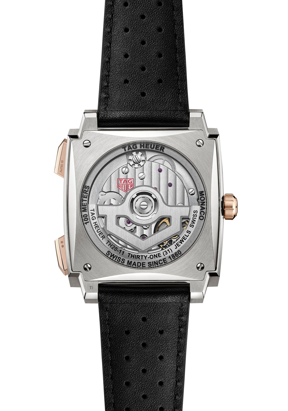 Tag Heuer Monaco Chronograph Titanium Gold 39mm Automatic Watch CDW2150.FC8360