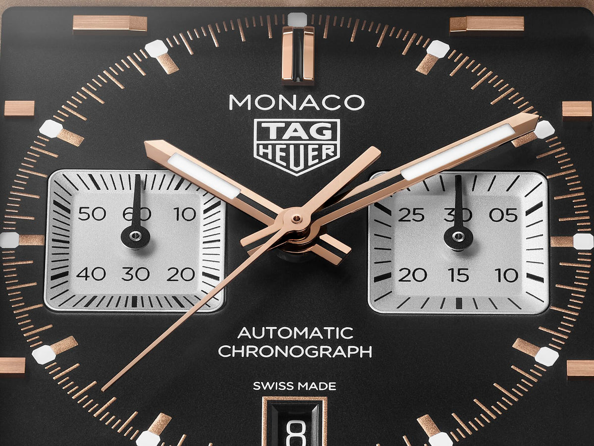Tag Heuer Monaco Chronograph Titanium Gold 39mm Automatic Watch CDW2150.FC8360