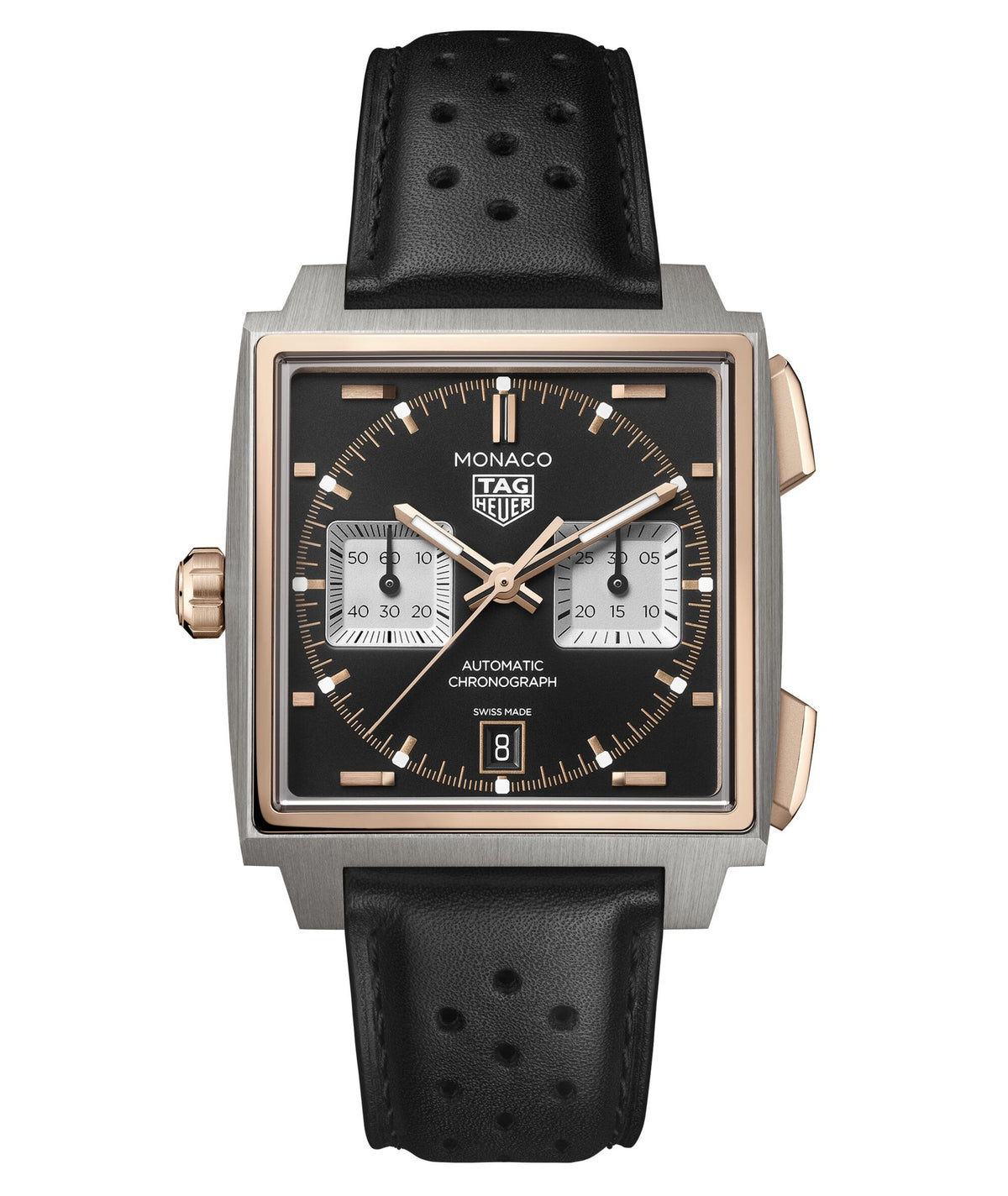 Tag Heuer Monaco Chronograph Titanium Gold 39mm Automatic Watch CDW2150.FC8360