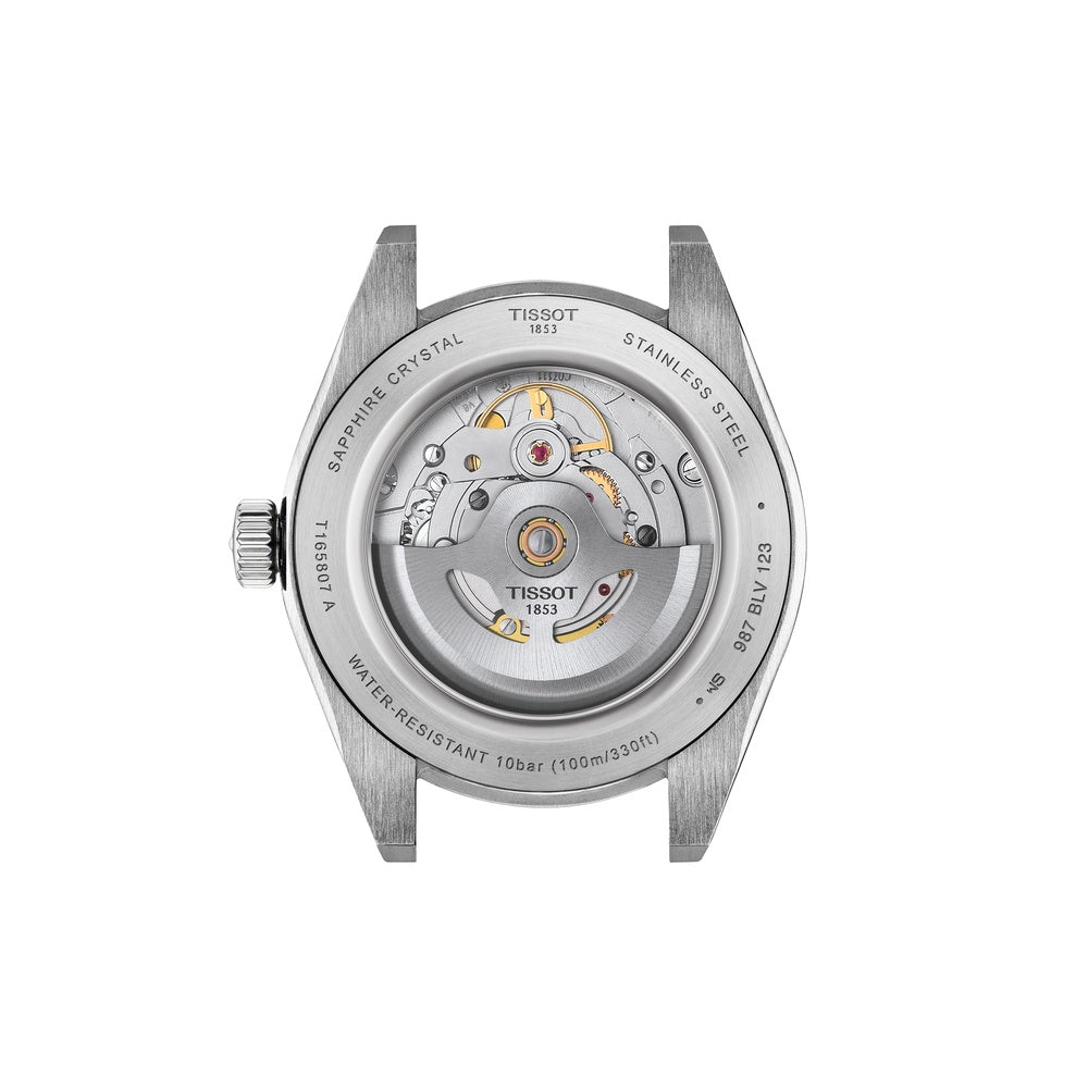 Tissot Gentleman Silver Powermatic 80 38mm Watch T165.807.11.031.00