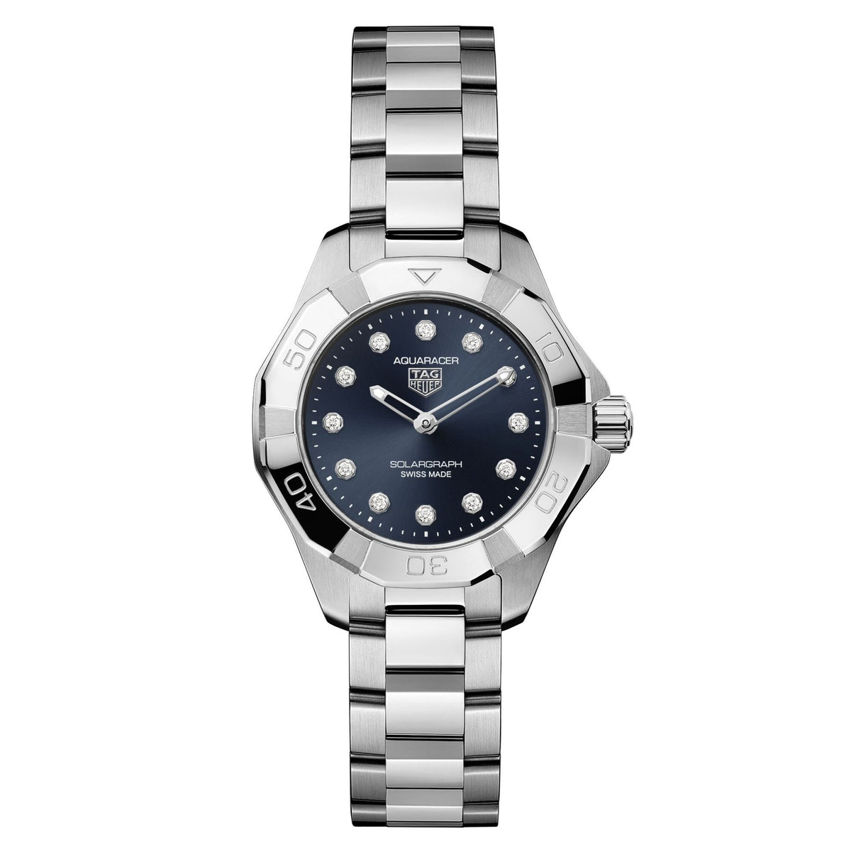 Tag Heuer Aquaracer Professional 100 Solargraph Blue 28mm Watch WBP141E.BA0049