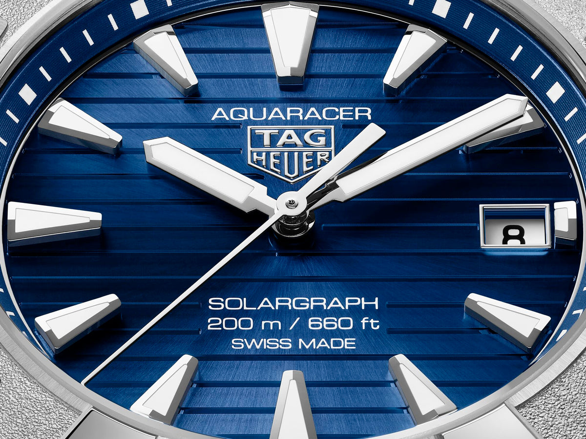 Tag Heuer Aquaracer Professional 200 Solargraph Blue 40mm Watch WBP1117.BA0047