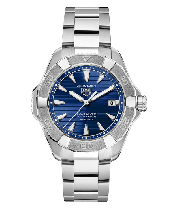 Tag Heuer Aquaracer Professional 200 Solargraph Blue 40mm Watch WBP1117.BA0047