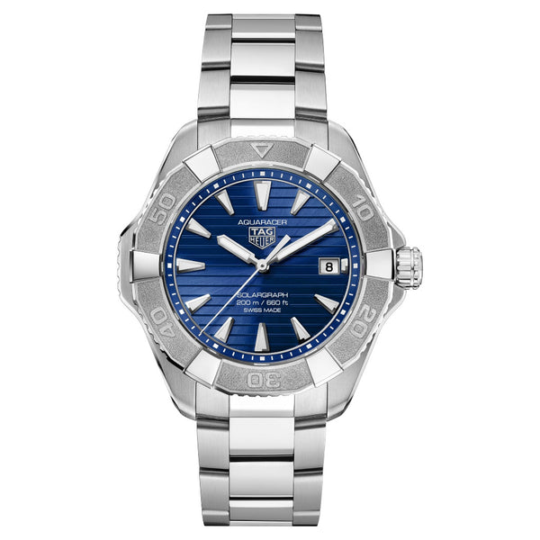 Tag Heuer Aquaracer Professional 200 Solargraph Blue 40mm Watch WBP1117.BA0047