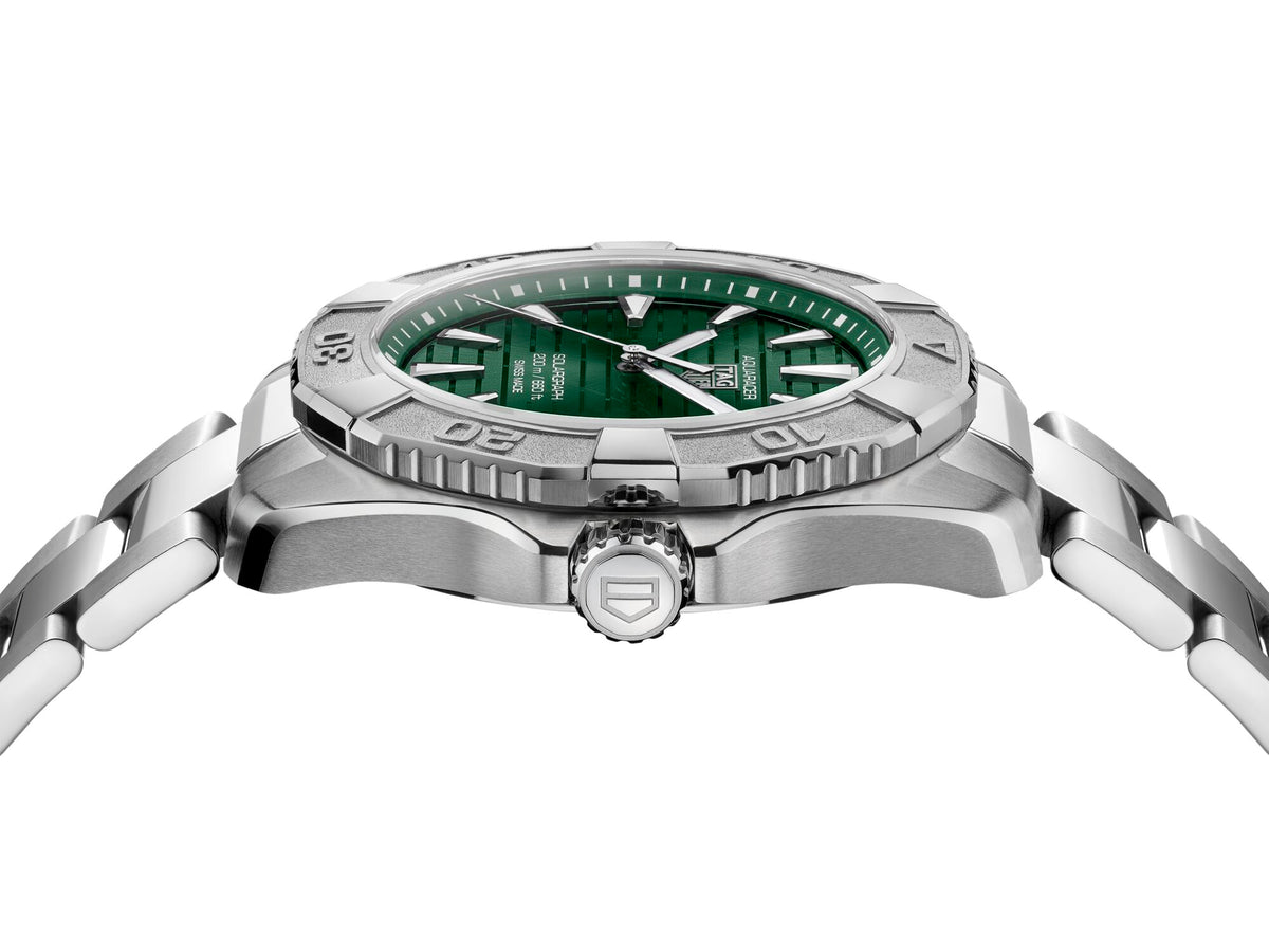 Tag Heuer Aquaracer Professional 200 Solargraph Green 40mm Watch WBP1118.BA0047