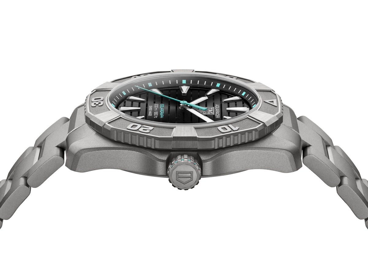 Tag Heuer Aquaracer Professional 200 Solargraph Titanium 40mm Watch WBP1184.BF0008