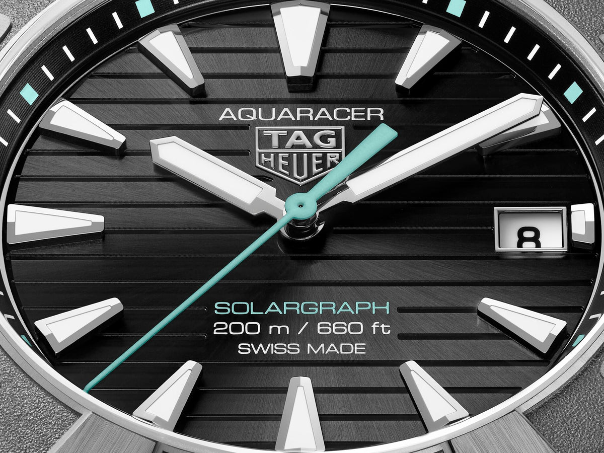 Tag Heuer Aquaracer Professional 200 Solargraph Titanium 40mm Watch WBP1184.BF0008