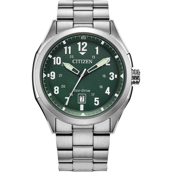 Citizen Eco-Drive Terra Force Bracelet 41mm Watch AW1890-51X