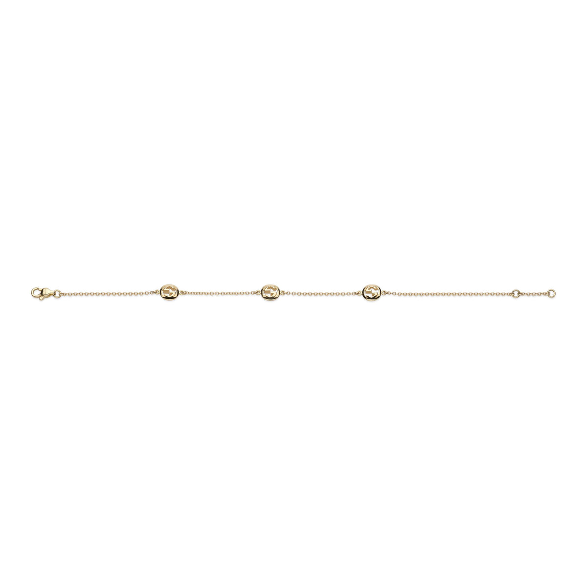 Gucci Interlocking 18ct Yellow Gold Bracelet