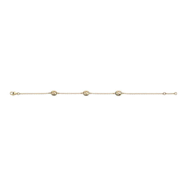 Gucci Interlocking 18ct Yellow Gold Bracelet