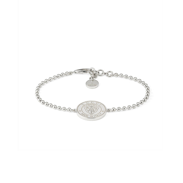 Gucci Crest Boule Silver Bracelet