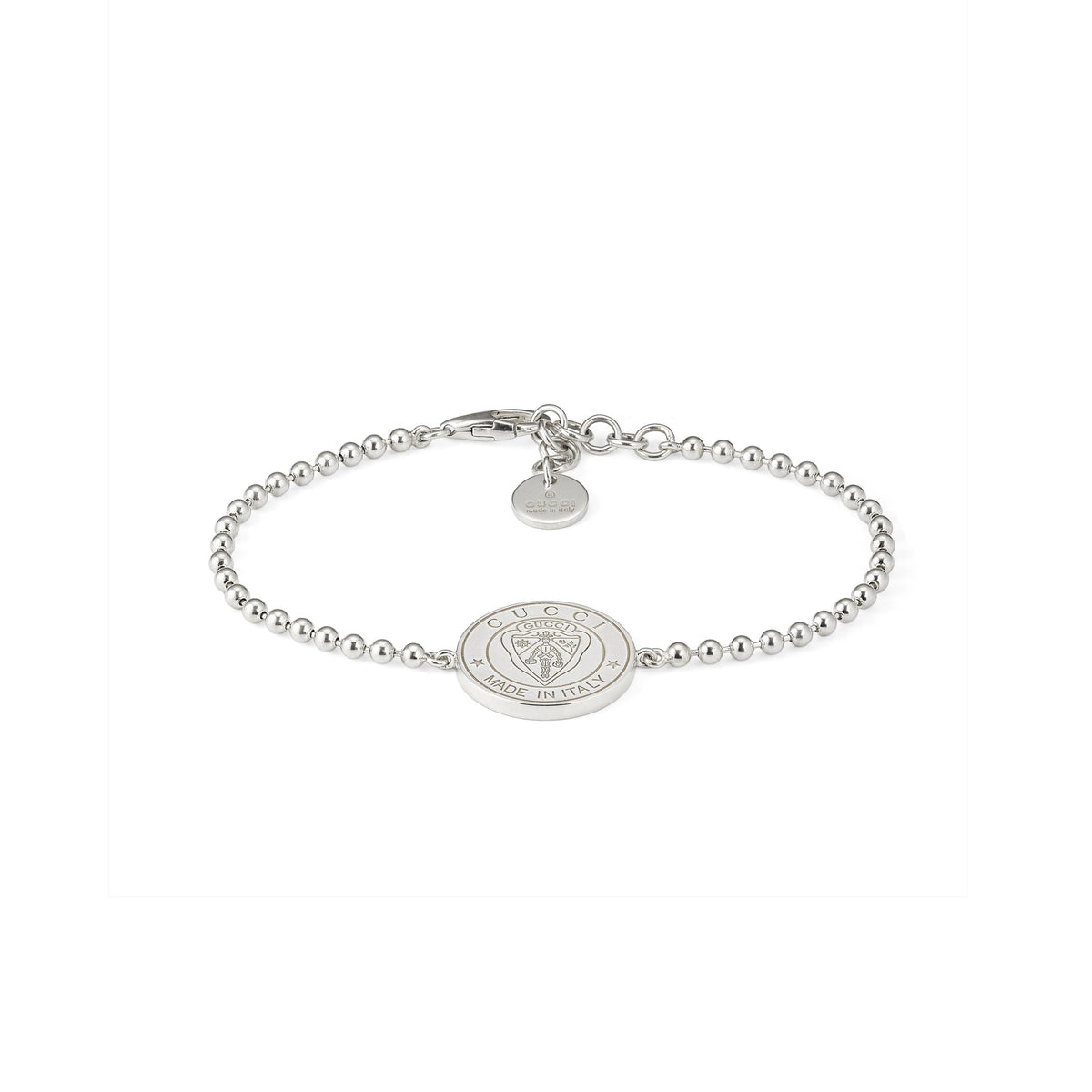 Gucci Crest Boule Silver Bracelet