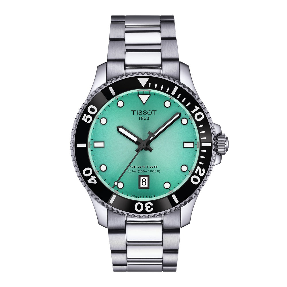 Tissot Seastar1000 Quartz Mint 40mm Watch T1204101109100