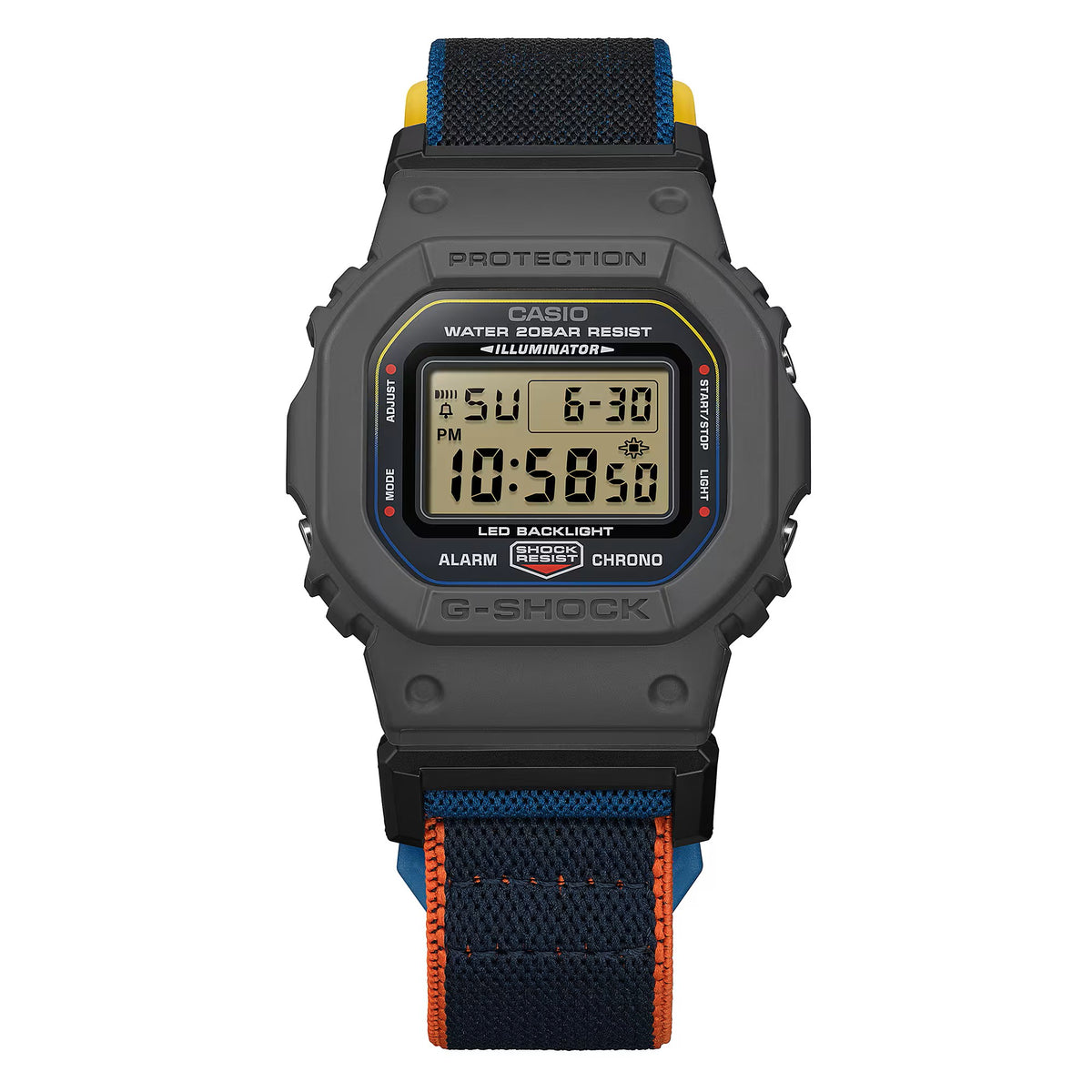 G-SHOCK 5600 Series Digital FIDLOCK® buckle DW-5600MNC-8A2ER