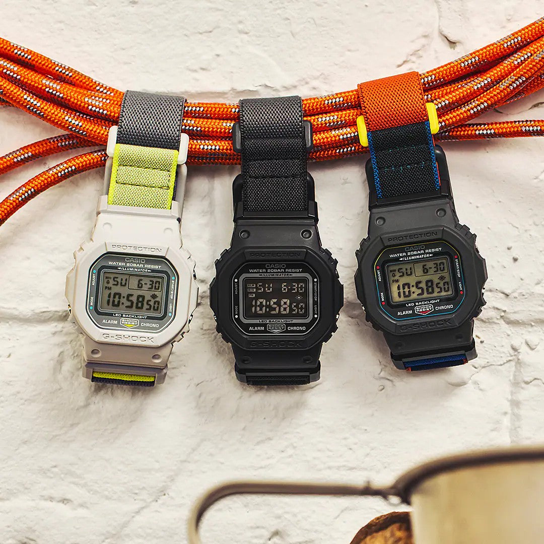 G-SHOCK 5600 Series Digital FIDLOCK® buckle DW-5600MNC-8A2ER