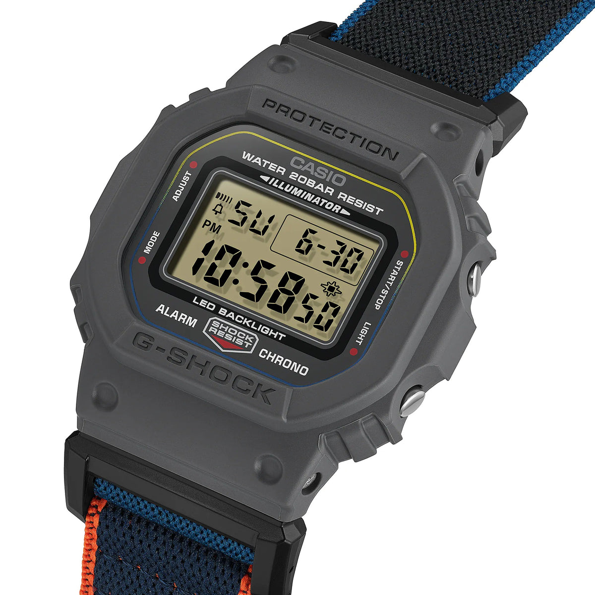 G-SHOCK 5600 Series Digital FIDLOCK® buckle DW-5600MNC-8A2ER