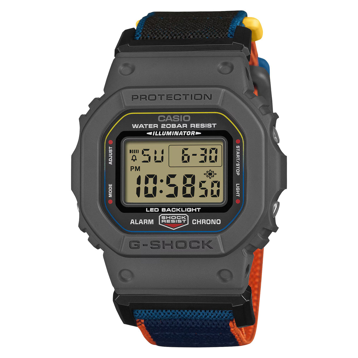 G-SHOCK 5600 Series Digital FIDLOCK® buckle DW-5600MNC-8A2ER
