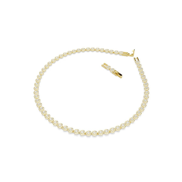 Swarovski Una Angelic set, Round cut, White, Gold-tone plated
