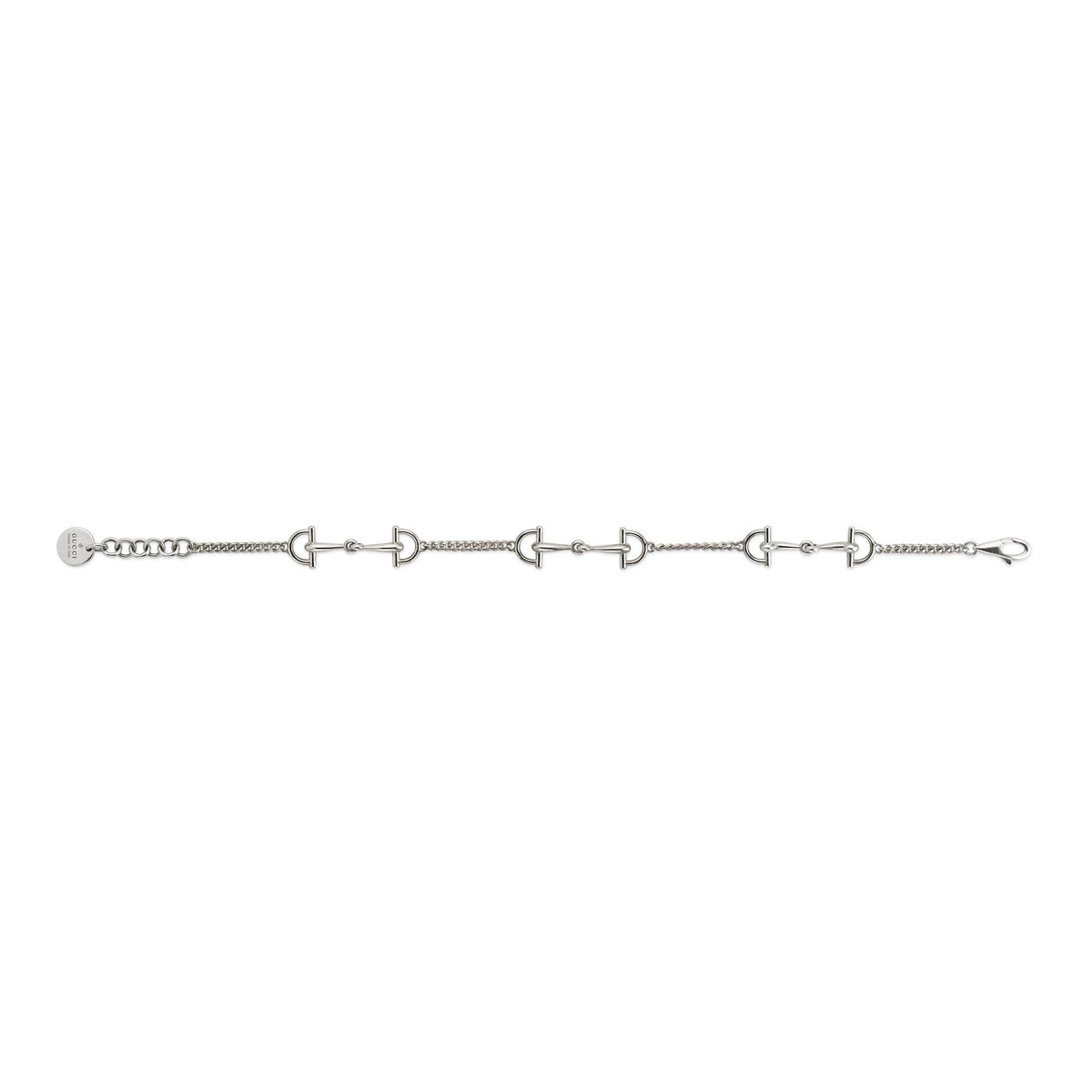 Gucci Staffa Chain Sterling Silver Bracelet