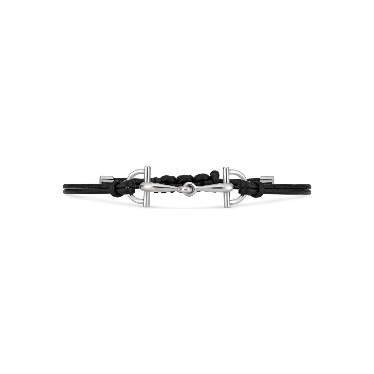Gucci Staffa Leather Cord Bracelet